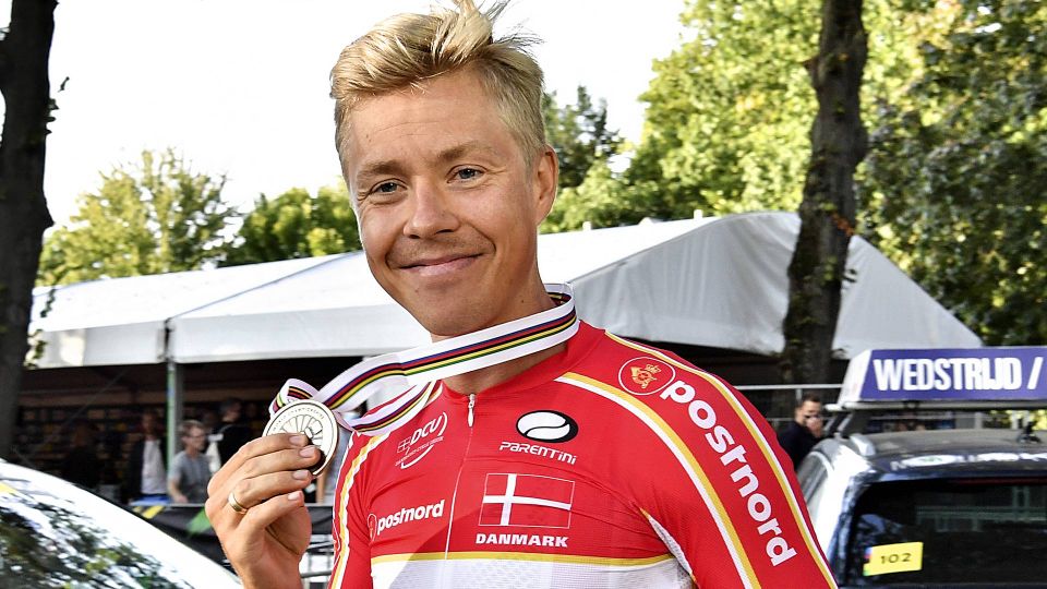 Michael Valgren, der i starten af september øgede sin ejerandel til omkring 45 pct. af Form Plus, vandt i 2021 bronze for Danmark til VM i landevejscykling. Det er et af karrierens største resultater for den alsidige 30-årige rytter. | Foto: Ernst van Norde