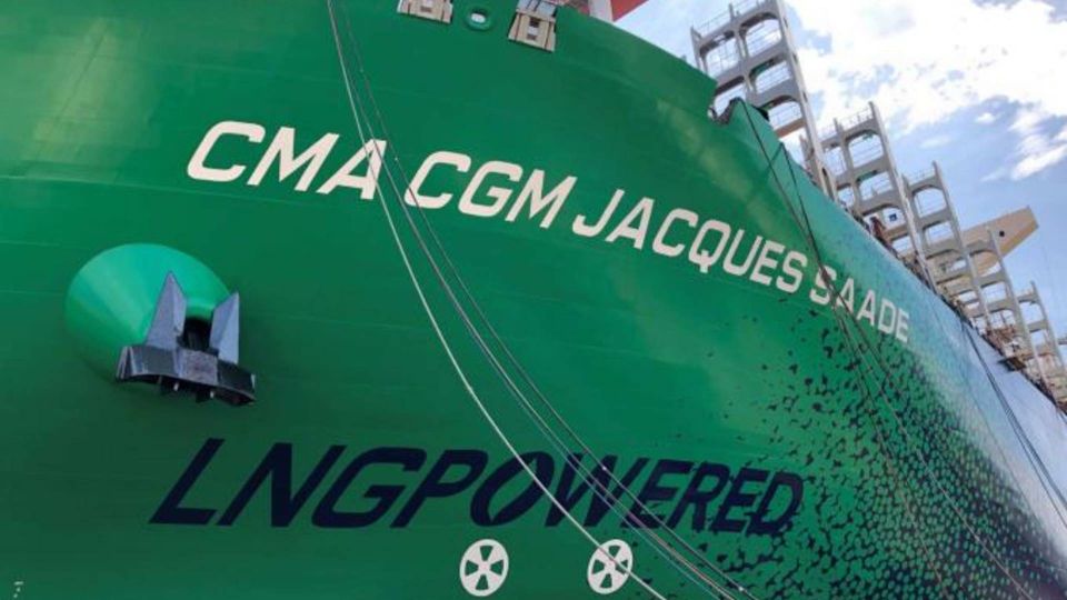 French box carrier CMA CGM is one of the companies betting on LNG in its fleet's fuel mix. | Photo: PR/CMA CGM