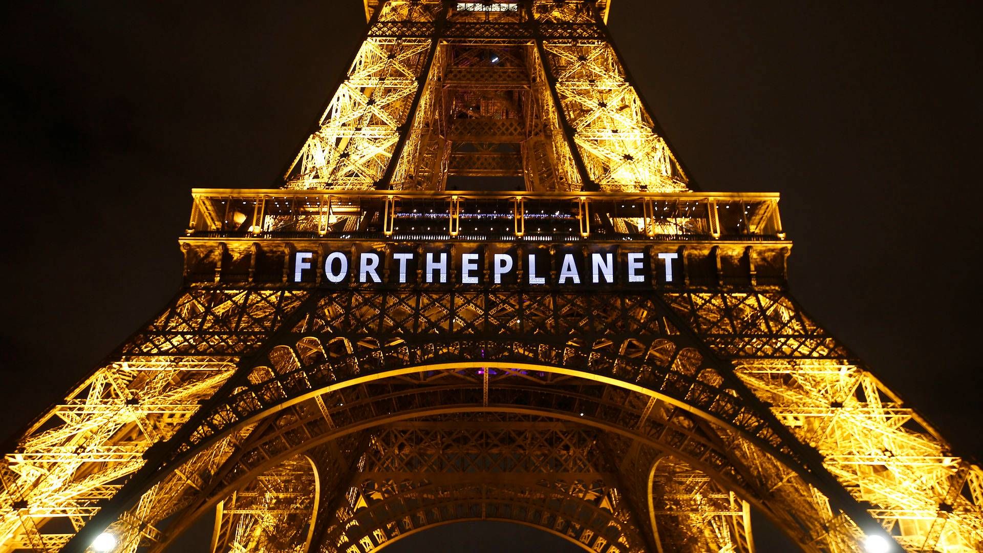 Under klimatopmødet COP21 i Paris i 2015 indgik 196 lande en aftale om at reducere CO2-aftrykket. | Foto: Ritzau Scanpix/AP/Francois Mori