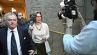 Birgitte Bonnesen, der er anklaget for svindel i Swedbank, var i retten i dag, tirsdag. | Foto: 10080 Fredrik Sandberg/TT/TT NYHETSBYRÅN / TT NYHETSBYRÅN