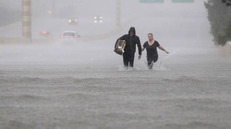 Orkanen Harvey ramte Houston 27. august 2017. | Foto: Ritzau/AP/David J. Phillip