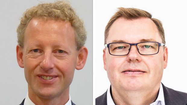 Christian Gehwald (l.) und Boris Strucken vom Bankingsoftwarespezialist FIS