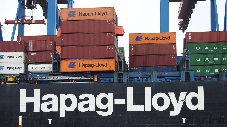 Verdens femtestørste containerrederi Hapag-Llloyd opnåede en driftsmargin på 31,1 pct. | Foto: Phil Noble/Reuters/Ritzau Scanpix