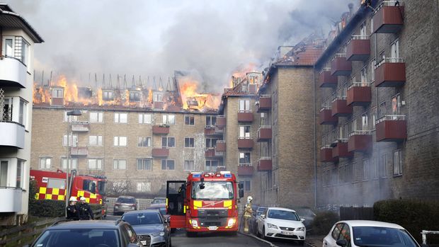 I marts udbrød der brand i en beboelsesejendom i Vanløse. Branden er beskrevet som den mest voldsomme i en københavnsk ejendom siden Anden Verdenskrig. | Foto: Jens Dresling