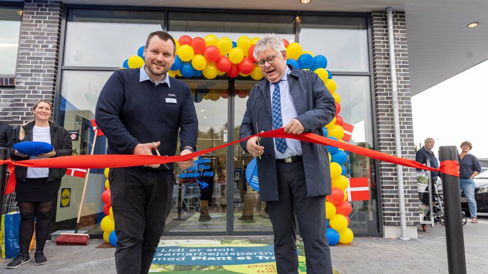 Lidl har senest åbnet butikker i bl.a. Hjørring (foto) og Aarhus og har i dag 145 butikker. | Foto: Lidl/pr