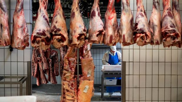 Fødevarestyrelsen beslaglagde i december 250 ton gammelt kød og politianmeldte Skare Meat Pakcers for at ompakke kød. | Photo: Lars Skaaning / Ritzau Scanpix