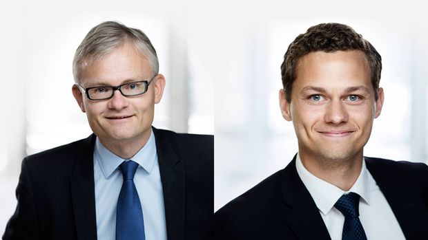 INVOLVERT: Sverre Sandvik (t.v.) og Karl Magnus Ulstein-Rygnestad har bistått i forbindelse med emisjonen. | Photo: Wiersholm