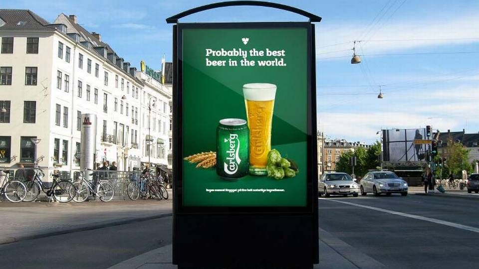Billede af Carlsbergs nye marketingstrategi, hvor Probably the best beer in the world-kampanen er i fokus. | Foto: Carlsberg.