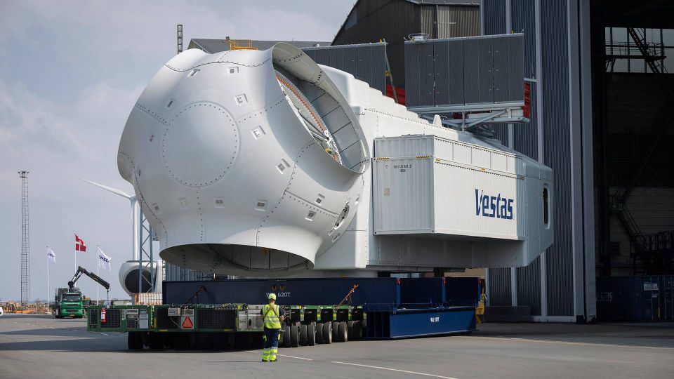 STOR: Foto av en prototype av V236-15MW-turbinen til Vestas. | Foto: Vestas