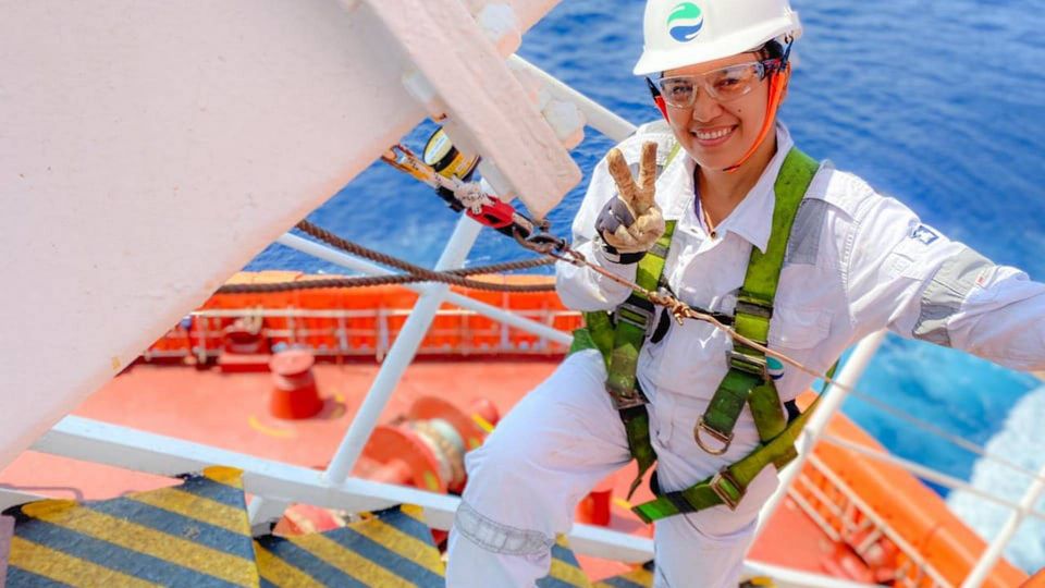 Ma Jellyca Lumag har arbejdet som søfarer i 12 år. | Foto: privat foto