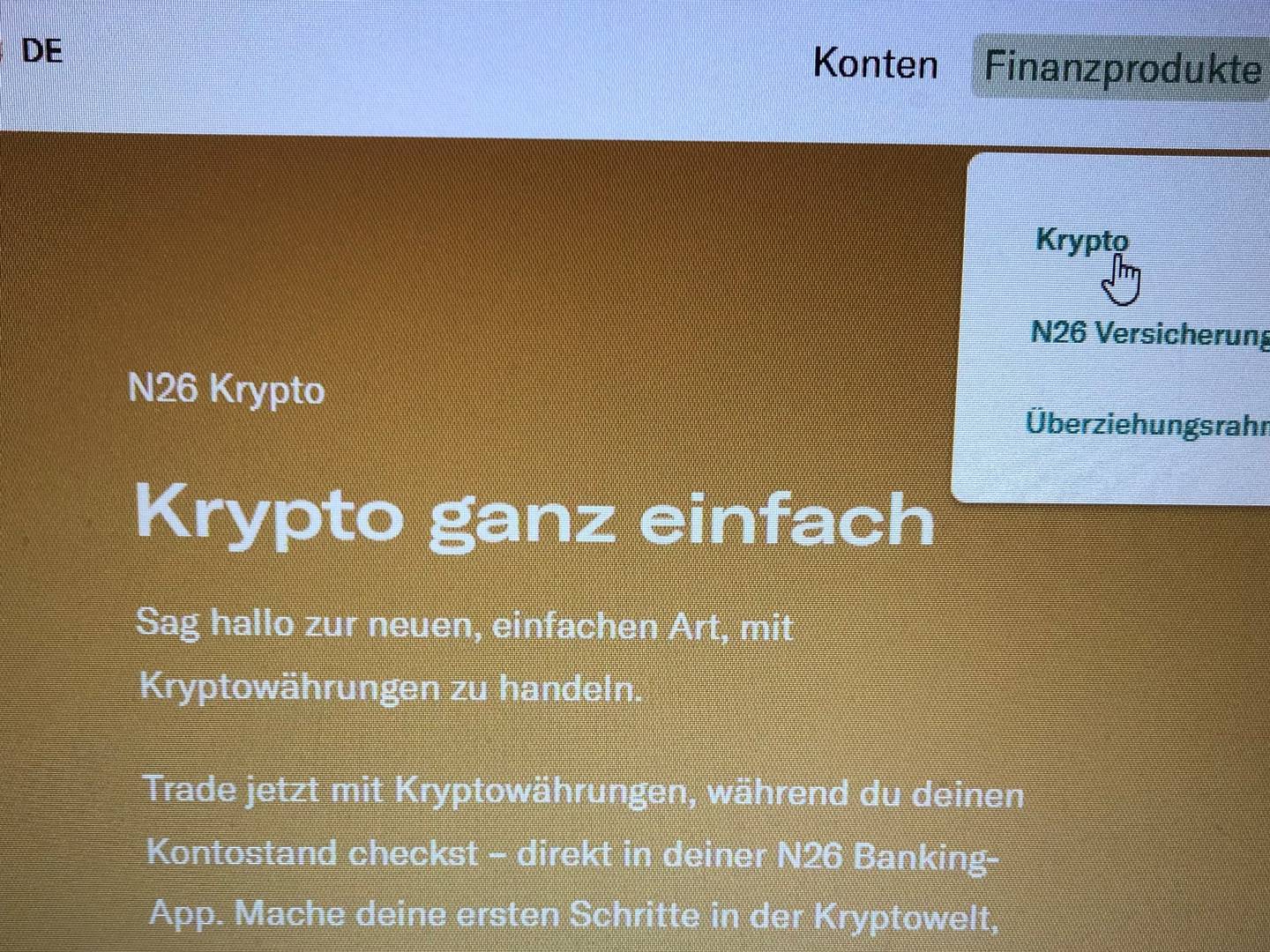 Rund um den Start von N26 Krypto in Deutschland wird es kryptisch