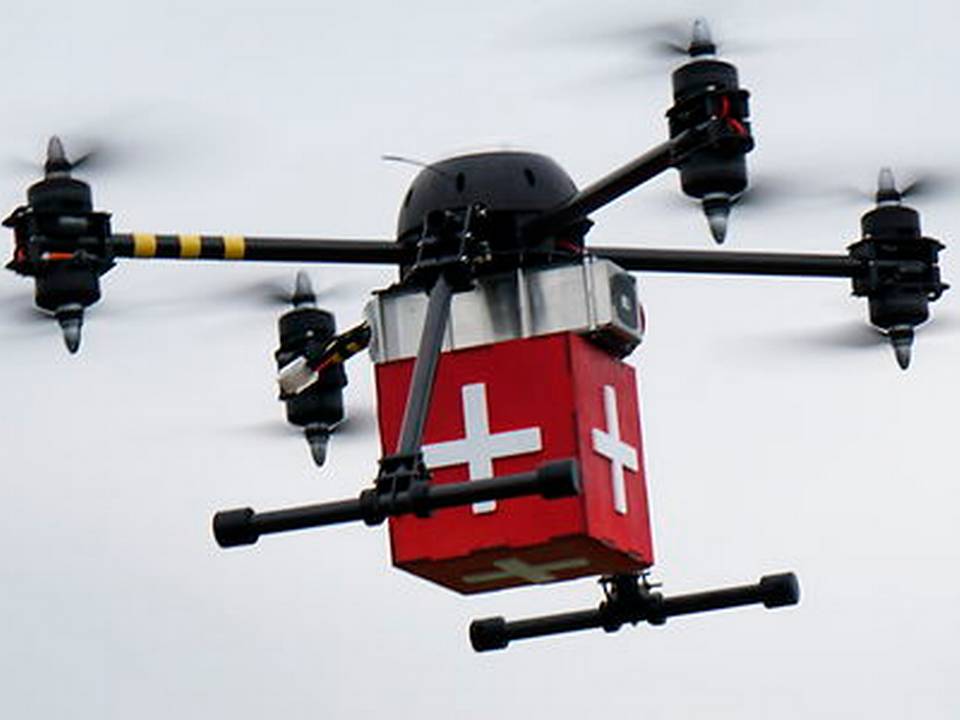 Klæbrig farligt Derbeville test Droner skal fragte blodprøver, udstyr og læger mellem sygehuse — MedWatch