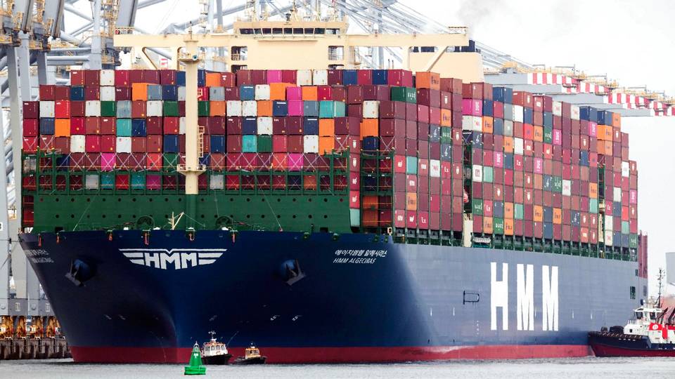 World S Largest Container Ship Has Arrived In Europe On Its Maiden Voyage