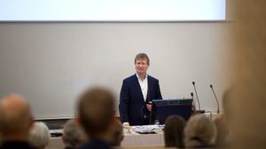 Simon Glerup er stifter af Draupnir Bio og var adm. direktør indtil Andrew Hotchkiss tog over i 2021. | Foto: Melissa Yildirim / Aarhus Universitet