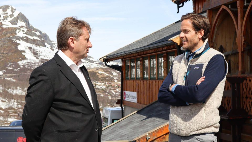 Ordfører Vidar Eltun og adm. direktør i Fredensborg Fritid, Håkon Semb-Arnstorp | Foto: Fredensborg Fritid