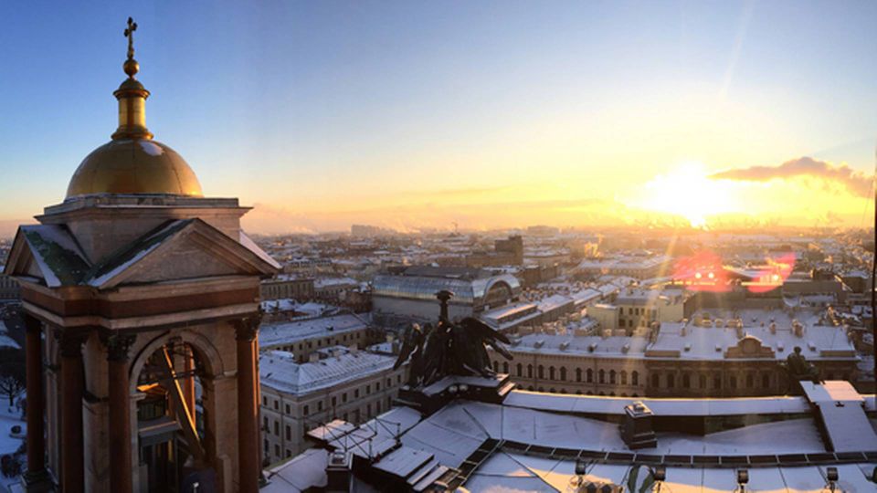 Peter Hofmann Rytter besøgte Sct. Petersborg i vinteren 2017. | Foto: Privatfoto