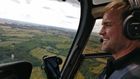 Pierre Legarth med EjendomsWatch ombord i sin helikopter tilbage i 2017. | Photo: Frederik Jensen