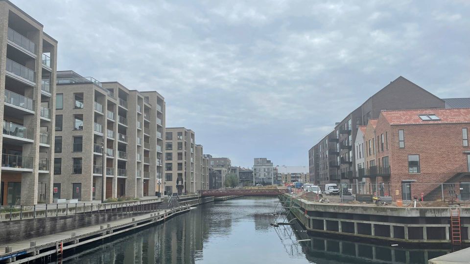 Boligområde ved Fredericia Havn. Området minder om byggerierne på Aarhus Ø, forklarer Nordicals-mægleren Jon Stefansen. | Foto: Foto: Maja Tvilum / Watch Medier