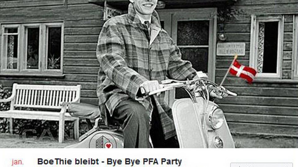 Facebook-invitation fra borgergruppen Boe Thie, som vil fejre, at det danske pensionsselskab PFA måske ikke får lov at købe en række ejendomme i Berlin i Tyskland. | Foto: Facebook