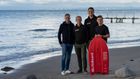 Holdet bag Lifeboard, der har udviklet et surfboard-lignende alternativ til den klassiske redningskrans | Foto: Lifeboard / PR