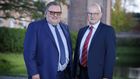 De to adm. direktører, Per Sønderup og Vagn Hansen kan glæde sig over at stå i spidsen for Danmarks ottendestørste pengeinstitut. | Photo: PR/Sparekassen Danmark