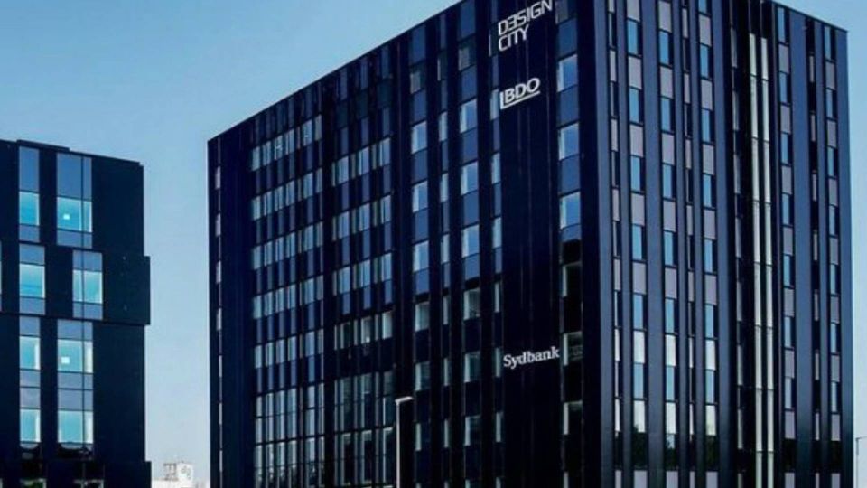 Sydbank holder til i denne bygning i Kolding. Foto: PR | Foto: PR