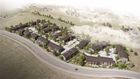 Omkring 100 boliger skal udgøre en "bæredygtig ny bydel med høj fokus på fællesskabet" ved Kalundborg. De skal stå færdig medio 2025. | Photo: PR / Aart Arkitekter