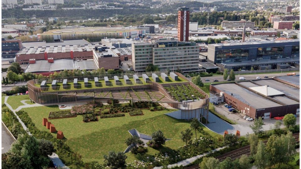 FØRST UT: Datasenteret blir liggende i Hovinbyen, området i Oslo hvor det for tiden bygges flest boliger. | Foto: Skygard