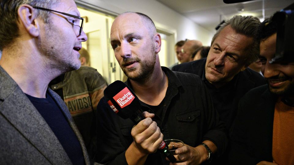 Knud Brix ved lukningen af Radio24syv i 2019. | Foto: Philip Davali/Philip Davali, Ekstra Bladet