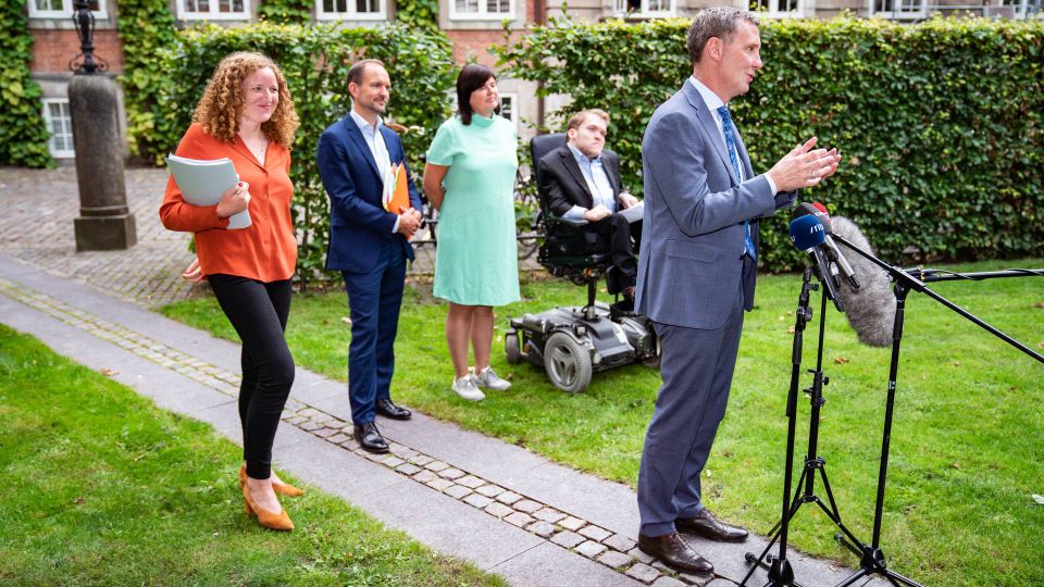 Justitsminister Nick Hækkerup (S) med sit folketingsflertal bag en aftale om samtykkebaseret voldtægtslovgning. | Foto: Emil Helms / Ritzau Scanpix