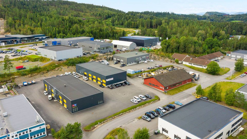 KOMBIBYGG: På Rødmyr eier firmaet fire bygg, Rødmyrlia 16 A og B og 18 A og B. | Foto: Heilo Eiendom