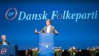 Forhåndsfavoritten Morten Messerschmidt er ny formand i Dansk Folkeparti efter søndag eftermiddag at have vundet kampvalget om posten i Herning Kongrescenter. | Foto: Bo Amstrup/Ritzau Scanpix