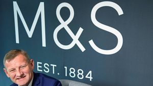 Steve Rowe er direktør for Marks & Spencer, men fratræder snart og overlader tøjlerne til Stuart Machin. | Photo: Toby Melville/Ritzau Scanpix