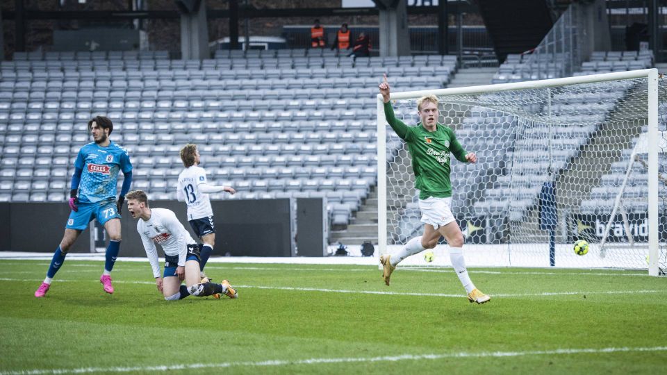 AGF spiller imod Viborg på Aarhus Stadion | Foto: Søren Vendelbo / Ritzau Scanpix