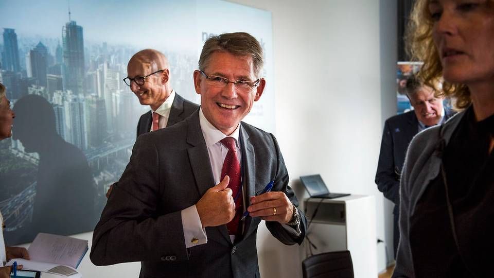Lars Rebien Sørensen, formand for Novo Nordisk Fonden har været i Schweiz for at netværke. | Foto: Ritzau Scanpix/Søren Bidstrup