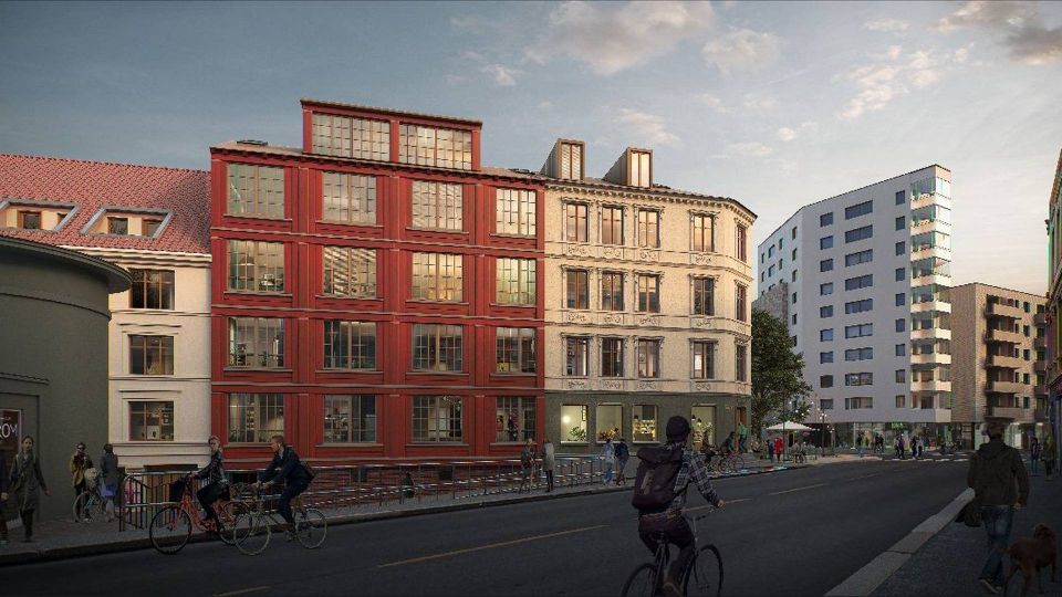 SMÅ LEILIGHETER: 30 av 40 leiligheter blir på 30 kvadratmeter. | Foto: Einar Jarmund & co