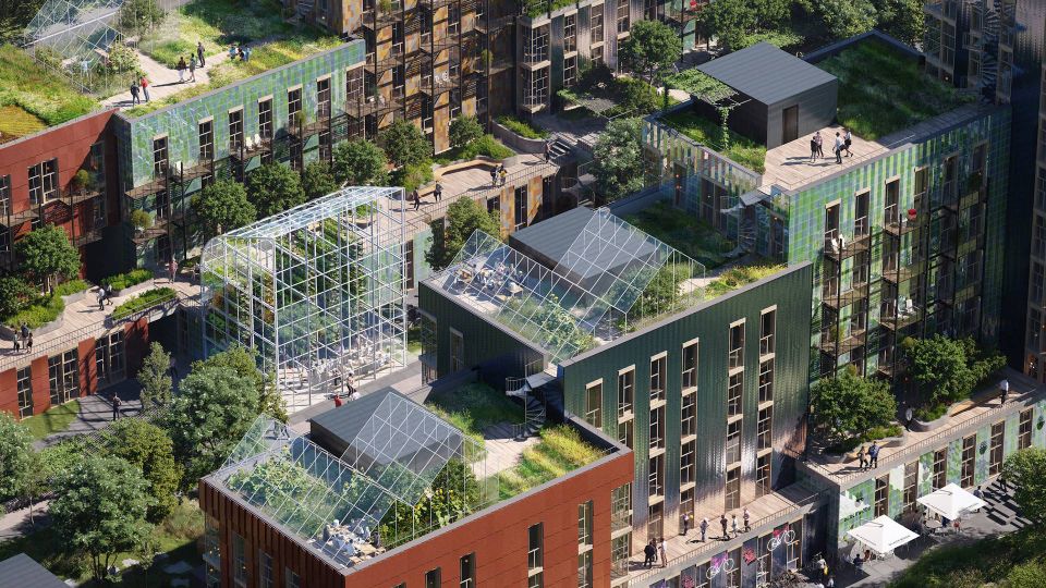 Mad arkitekter vant C40s internasjonale konkurranse Reinventing Cities i 2019 med sitt forslag «Recipe for Future Living». Prosjektet er et av fire som er utstilt i Berlin.