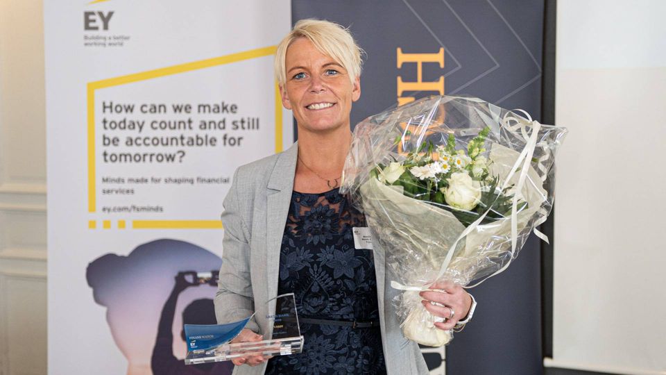 Annika Olsson, nordisk viceadm. direktør i Express Bank. | Foto: Jan Bjarke Mindegaard