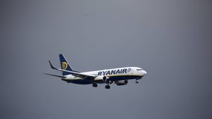 Forhandlingerne om en overenskomst for ansatte på Ryanairs base i Billund er brudt sammen. Sagen kan nu ende i Arbejdsretten. | Foto: Thomas Borberg
