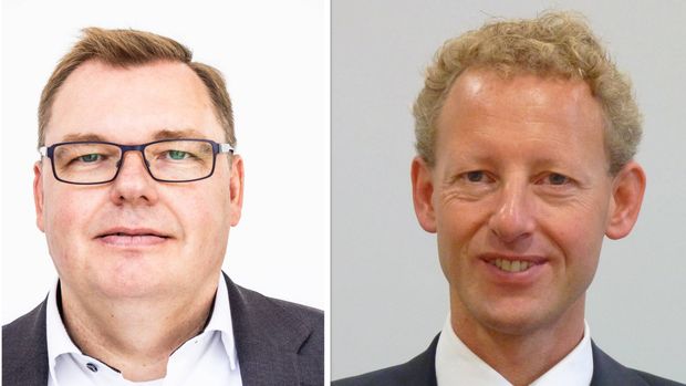 Boris Strucken (l.) und Christian Gehwald vom Bankingsoftwarespezialist FIS.