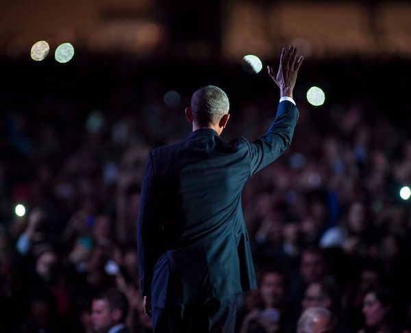 Obamas tale handlede om håbet om et tolerant og forenet USA, samt en opfordring til mere demokratisk deltagelse. Kilde/Getty Images