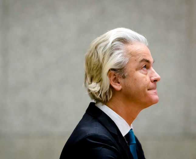 Det hollandske valg er i fuld gang og det store spørgsmål forbliver om den kontroversielle Geert Wilders' Frihedsparti kan ride med på den populistiske bølge, som Brexit og Trump har startet. Scanpix/Bart Maat.