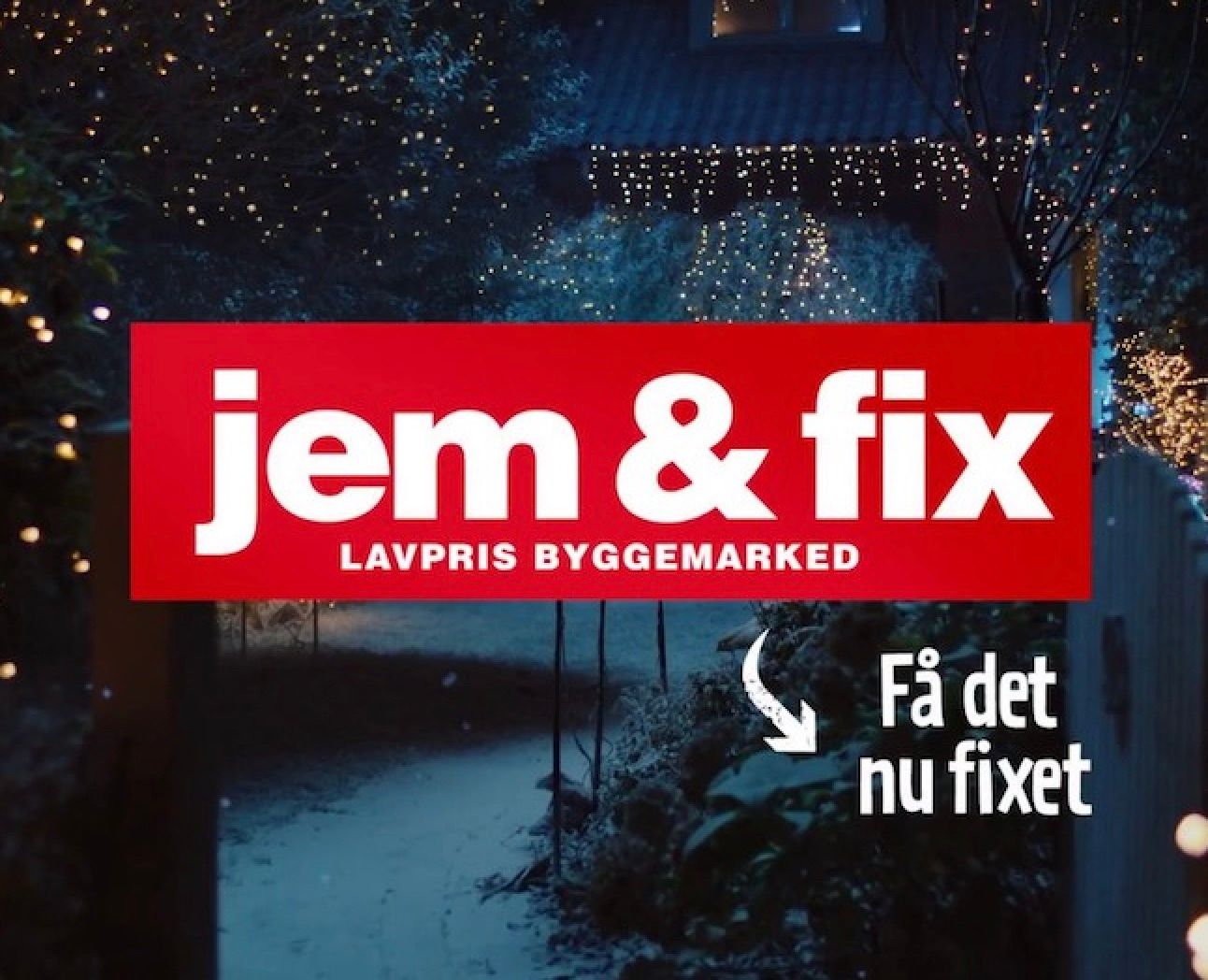 Tekstforfatter Morten Holm-Nielsen går metrik, tryk og rim efter i sømmene i jem & fix' nye julereklame, der i den grad trænger til et fix.