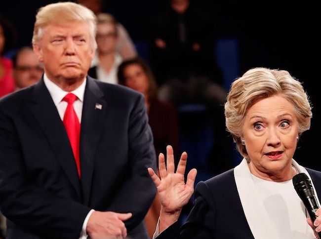 Den tredje præsidentielle debat: Trump kunne ikke matche Clinton.