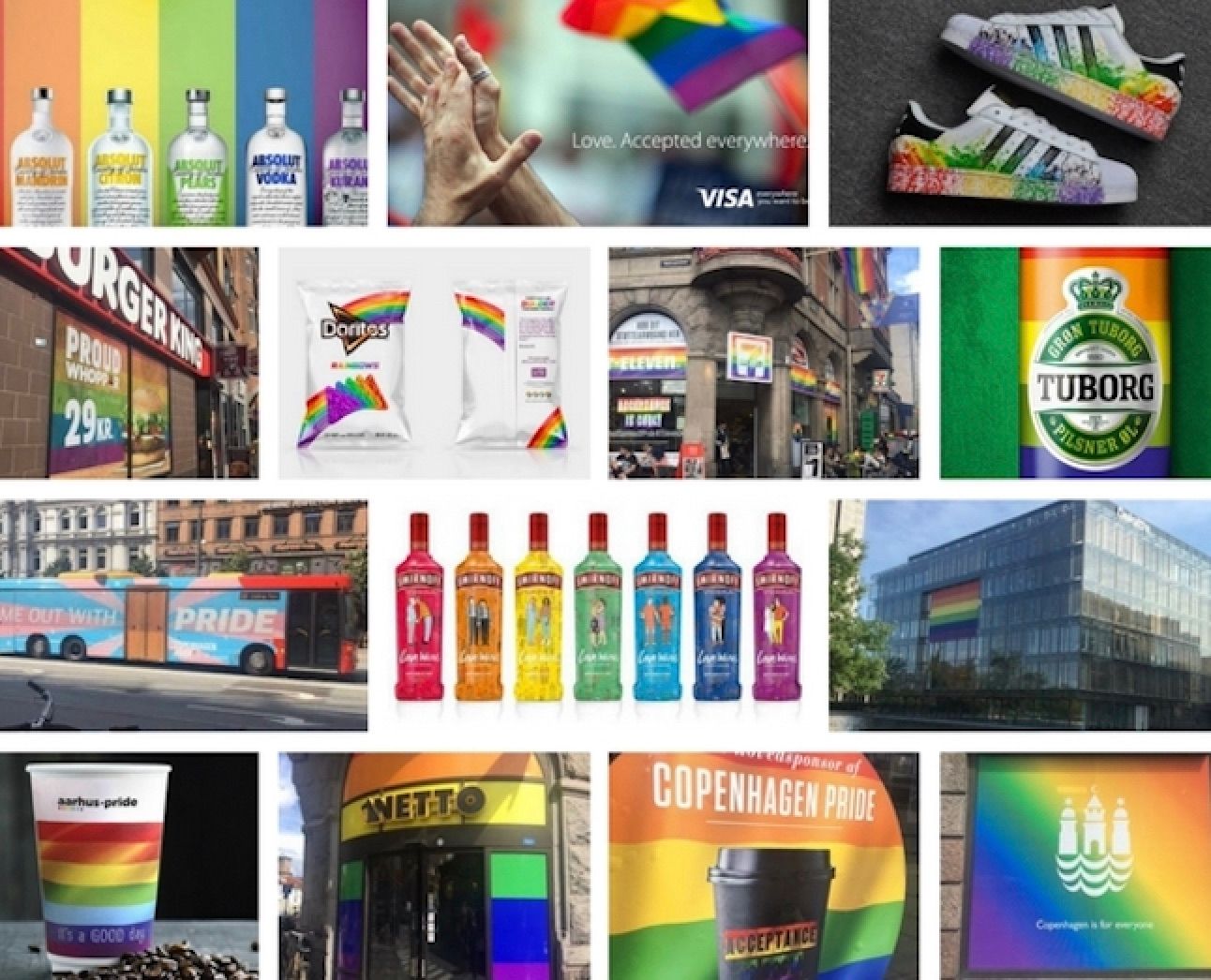 Pridewashing sker, når virksomheder markedsfører deres brand eller produkt ved at fremstå som LGBTQ+-venlige uden at udvise det i deres CSR eller kerneværdier. Kilde: Giphy.com.