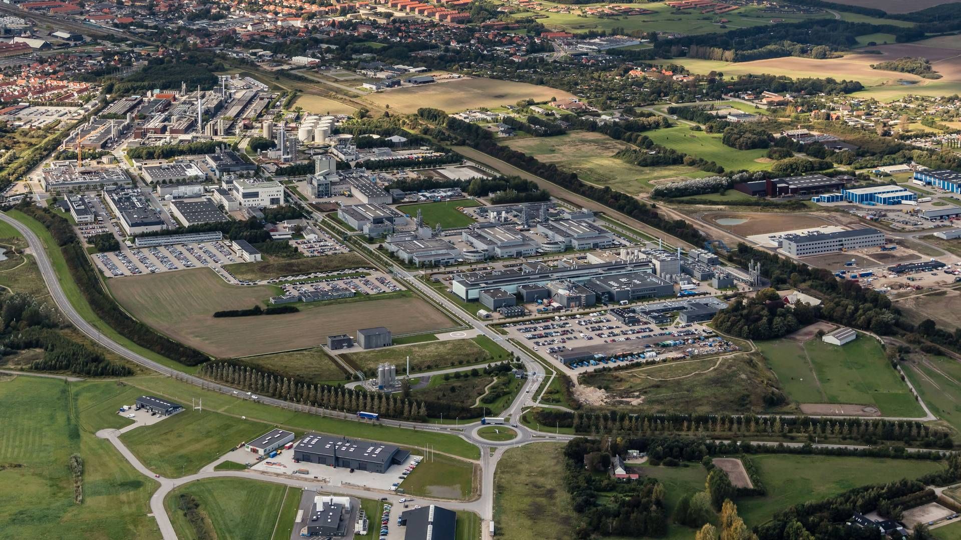 Aktuelt har Novo Nordisk ca. 4000 medarbejdere i Kalundborg, og selskabet har indtil videre investeret over 36 mia. kr. i byen frem til 2027. | Foto: PR / Novo Nordisk