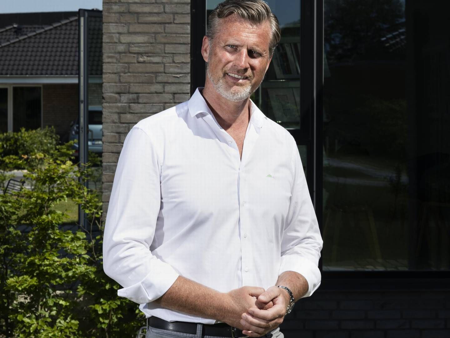 Martin Ravn-Nielsen, adm. direktør i Huscompagniet, må sande, at danskerne holder på pengene og ikke skal have bygget nyt. | Foto: Gregers Tycho
