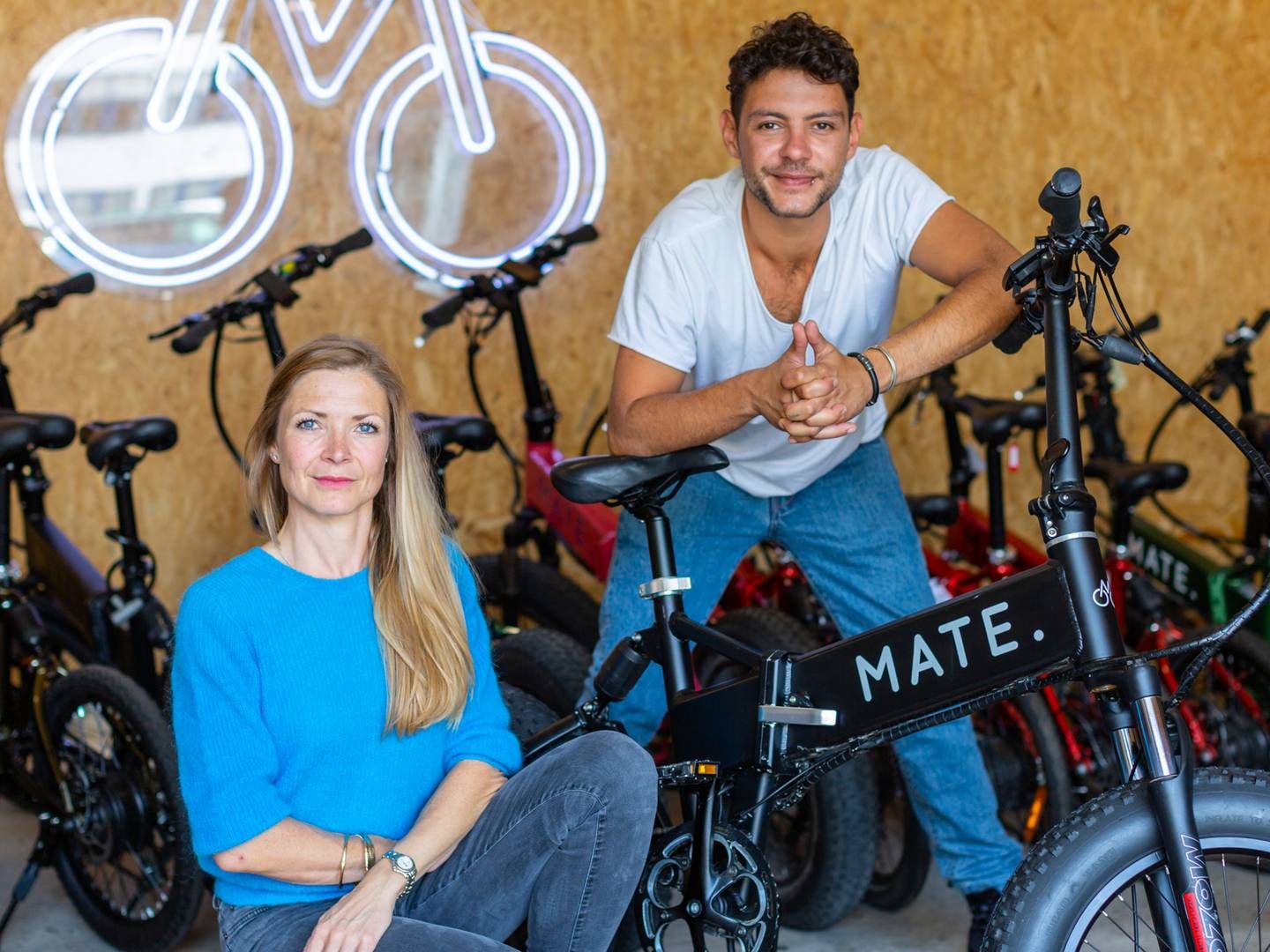 Københavnske Mate Bike blev stiftet i 2016 af søskendeparret Julie Kronstrøm Carton og Christian Adel Michael. | Foto: PRMateBike