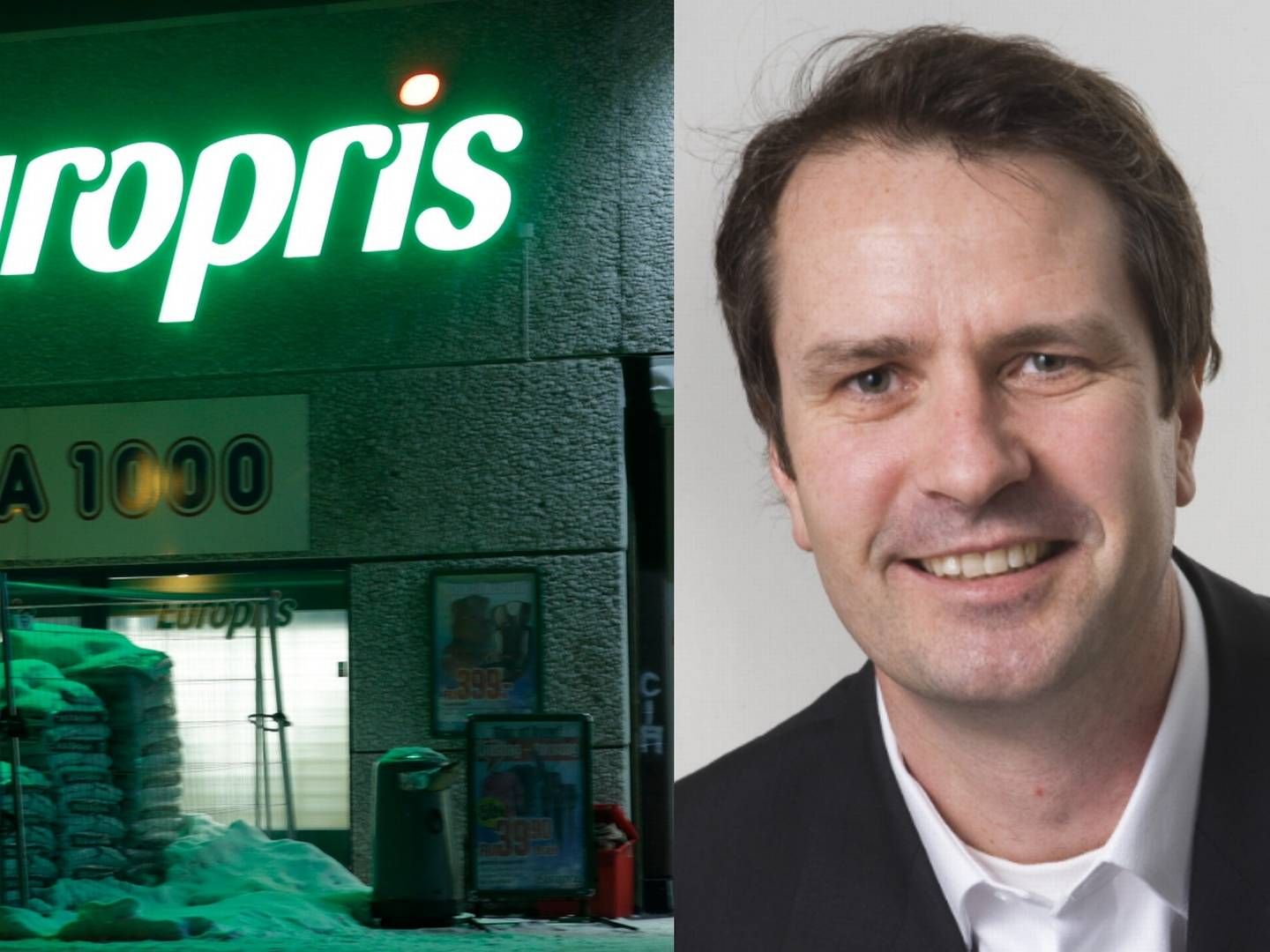 JAKTER LOKALER: Etableringsdirektør Gunnar Børresen i Europris vil ha flere butikker i og rundt de største byene | Foto: NTB og Europris