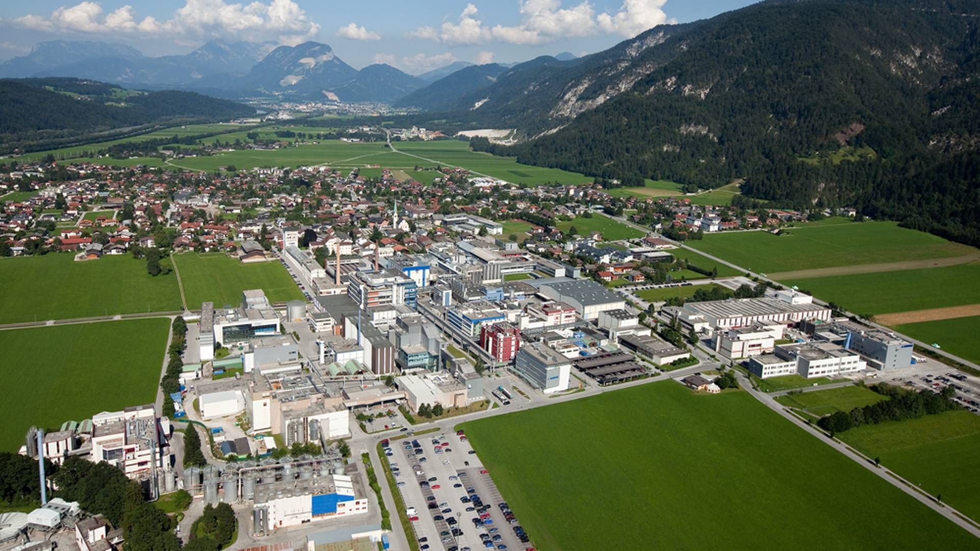Sandoz' eget produktionsanlæg i Kundl i Schweiz, som dog ikke har produceret det antibiotikum, som har smittet danske patienter med multiresistente bakterier.